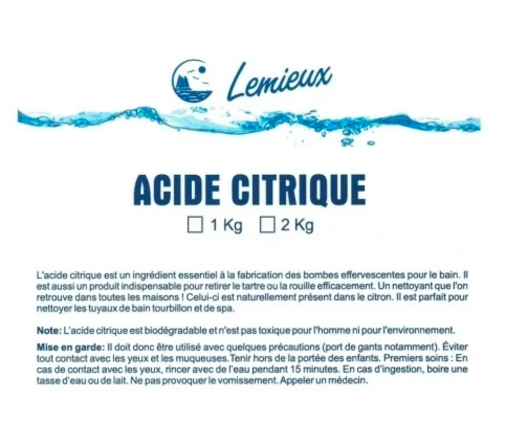 Acide Citrique 1kg