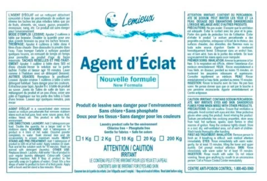 Agent D'eclat 1kg