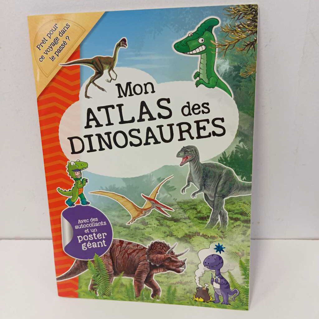 atlas des dinosaures NEUF