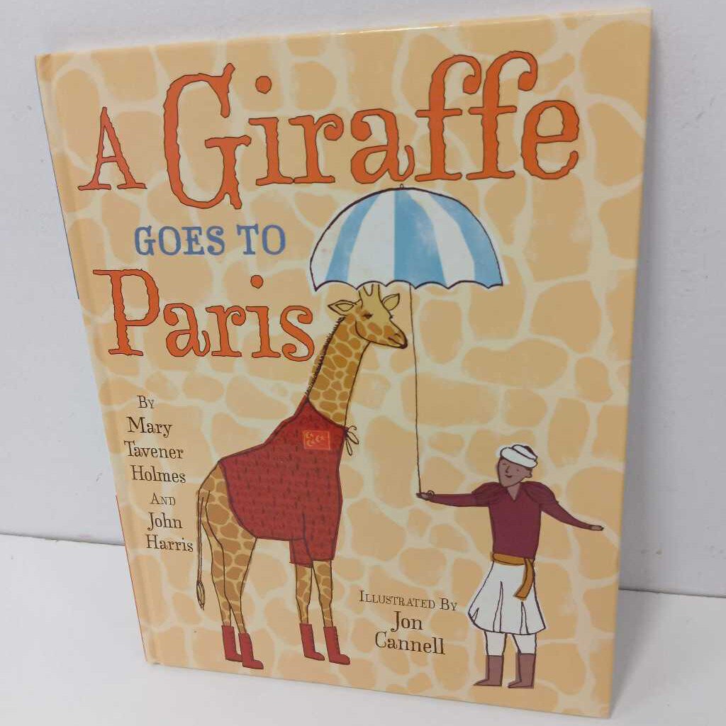 A giraffe goes to paris