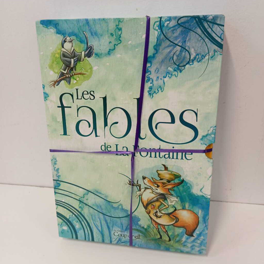 les fables de la fontaine coffret de 3