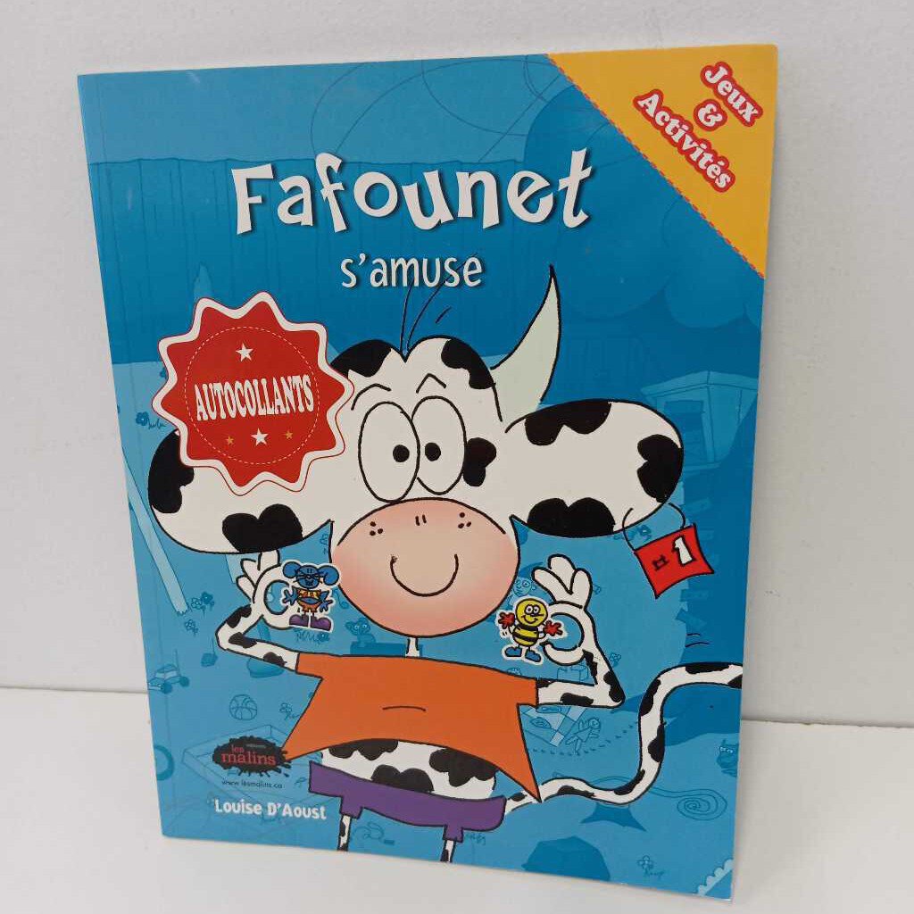 livre d'activite Fafounet